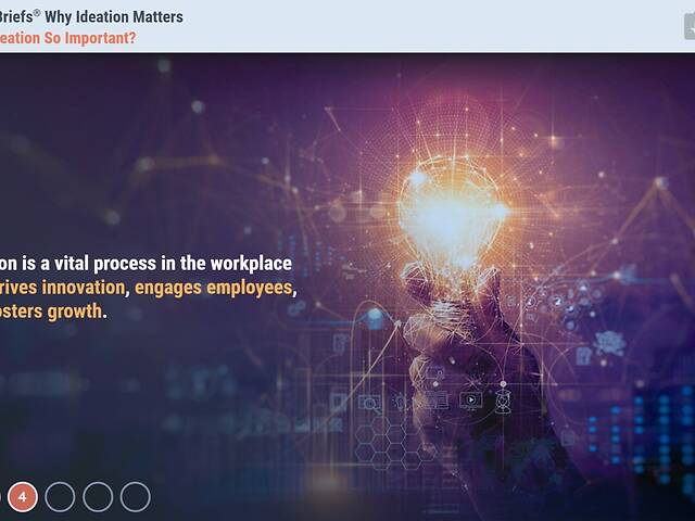 TrainingBriefs® Why Ideation Matters