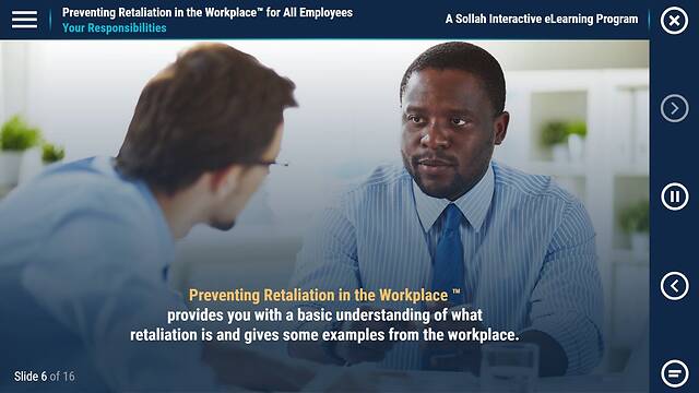 Preventing Retaliation in the Workplace: Recognize. Respond. Resolve.™ (All Employees)